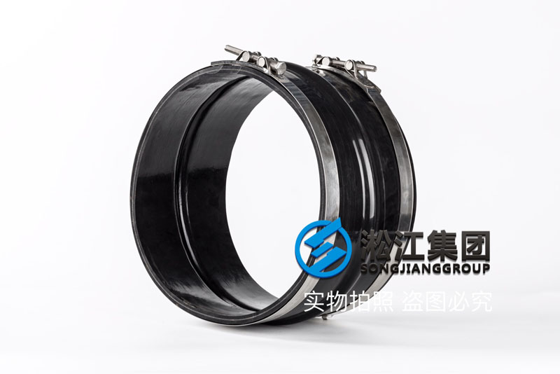 KKT型排水管道卡箍橡胶接头产品图 KKT型排水管道卡箍橡胶接头产品图