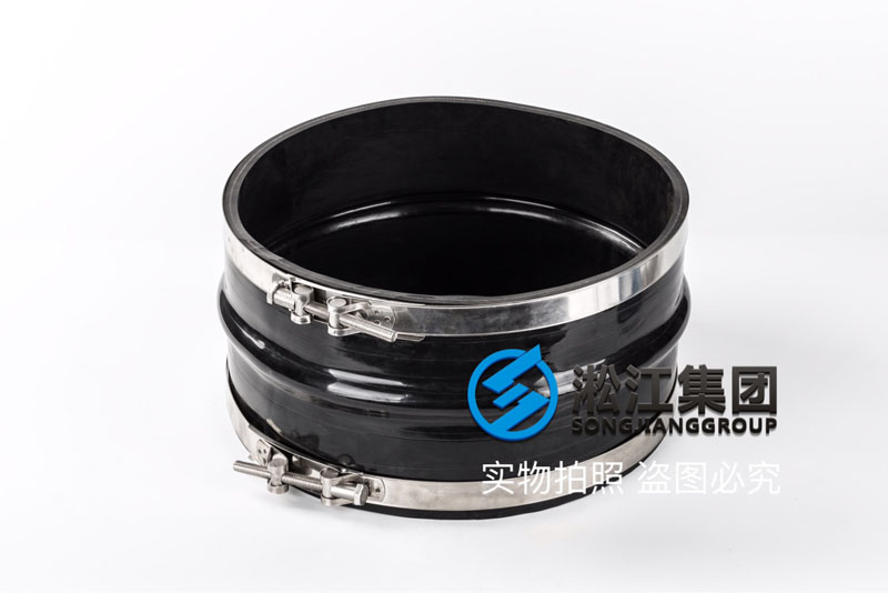 KKT型排水管道卡箍橡胶接头产品图 KKT型排水管道卡箍橡胶接头产品图