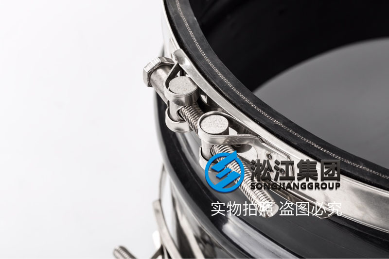 KKT型排水管道卡箍橡胶接头产品图 KKT型排水管道卡箍橡胶接头产品图