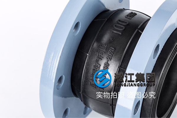 广州法兰式橡胶挠性接管，管径DN100，波段单球